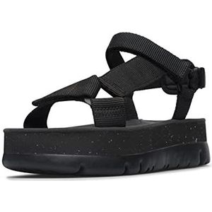 CAMPER Oruga Up sandalen voor dames, zwart.