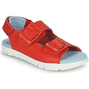 CAMPER Unisex Oruga Kids-k800429 sandalen met 2 riempjes, rood, 31 EU