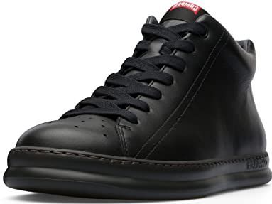 Sneakers - Runner 4 - Effen - Leer - Vetering met 7 Gaten