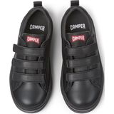 Camper - Runner Four - Kinderschoenen - Zwart - Leren en Textiel - Klittenbandsluiting