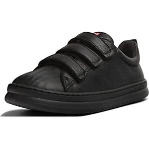 Sneakers - Runner Four - Effen - Leer - Velcro Sluiting