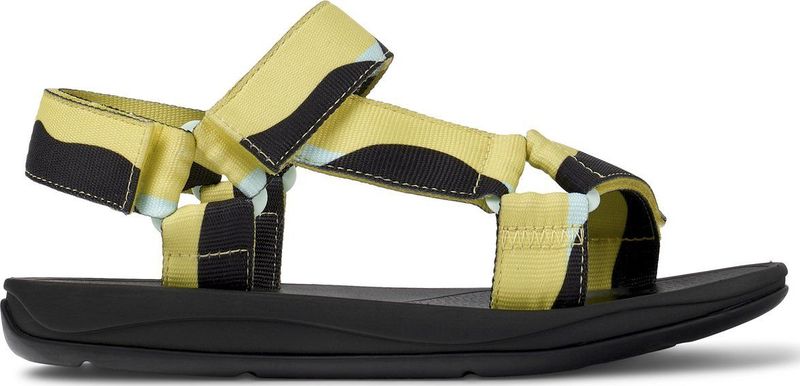 Match - Herensandaal - Zwart - Gerecycled PET - Klittenbandsluiting