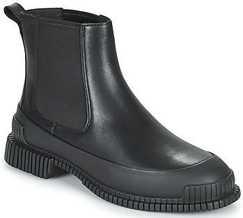 Camper - Pix - Enkellaarsjes - Zwart - Leren