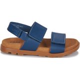 Camper - Brutus - Sandalen - Blauw - Kinderen - Leren met Klittenbandsluiting