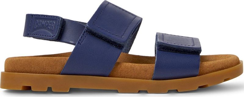 Camper - Brutus - Sandalen - Blauw - Kinderen - Leren met Klittenbandsluiting