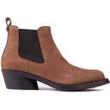Camper - Bonnie - Booties - Bruin - Nubuck - Damesenkellaarsjes