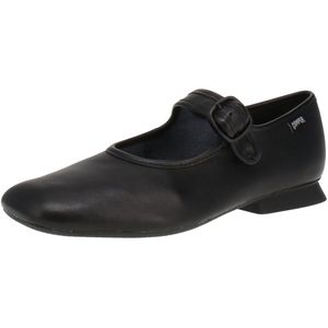 Casi Myra - Ballerina's - Zwart - Leer - Duurzaam