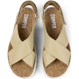 Camper - Oruga K200157 - Sandalen - Middenbeige - Bovenmateriaal: Rundleer