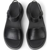CAMPER - Tasha - Sandalen - Zwart - Anatomisch Gevormd Voetbed