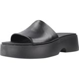 Camper - Tasha K201797 - Sandalen - Zwart - Materiaal: Leer