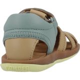 Bicho Twins - 80372-082 - Leren Sandalen - Veelkleurig - Plat - Klittenband