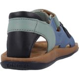 Camper - K800362-014 Sandalen - Blauw - Leer - Klittenband - Casual