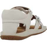 Camper - K800627-001 Sandalen - Wit - Leer - Plat - Klittenband