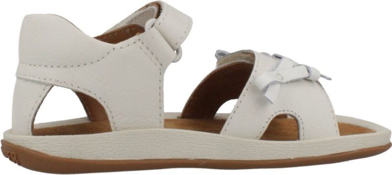 Camper - K800627-001 Sandalen - Wit - Leer - Plat - Klittenband