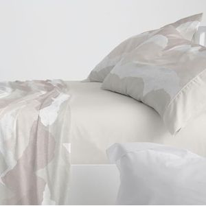 Burrito Blanco Beddengoedset voor bedden met een breedte van 90 cm (+ beschikbare maten), polyester, 50% katoen, 50% katoen, design 137, zandkleurig (90 x 190/200 cm)