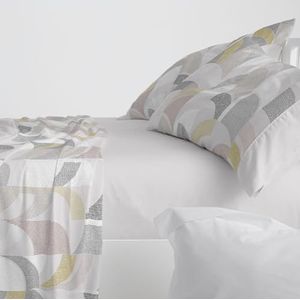 Burrito Blanco Beddengoedset voor bedden met 150 cm breedte (+ beschikbare maten), 50% polyester, 50% katoen, 533 cm, grijs (150 x 190/200 cm)