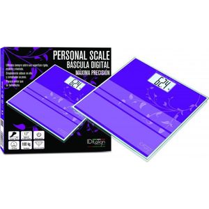 ID Italian - IDEBASCBA - Elektronische Weegschaal - Violet - LCD