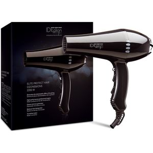 Fohn - ID Italian - Ionische Ozon - 2200 W - LED werksnelheid indicatoren - 3 warmte modi - koude luchtregeling