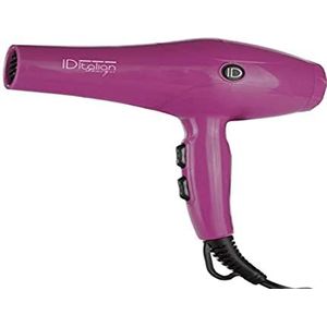 ID Italian Design haardroger, roze, GTI 2600 met duurzame AC-motor, 2200 W, zeer nauwkeurig mondstuk en 3 verwarmingsmodi
