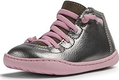 Camper - Peu Cami First Walker - Enkellaarsjes - Houtskool - Leer