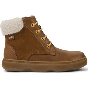 Camper - Kiddo - Kuitlaarzen - Bruin - Leer - Gerecycled PET-bont