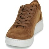 Sneakers - Leer - Zwart - Vetersluiting