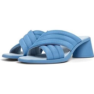 Camper Kiara Heeled Sandalen voor dames, medium blauw, 37 EU, blauw, 37 EU