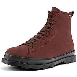 CAMPER heren brutus enkelboot, Burgundy, 44 EU