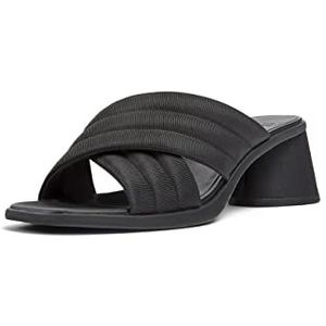 Camper Kiara Heeled Sandalen voor dames, zwart, 40 EU, zwart, 40 EU