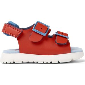 CAMPER Unisex Baby Oruga First Walkers-k800495 sandaal, rood, 22 EU