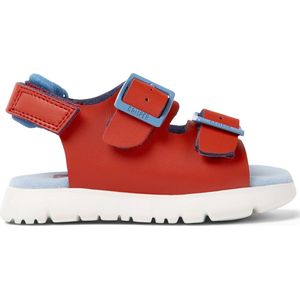 Camper Unisex Baby Oruga First Walker Sandal, Bright Red, 23 EU, rood (bright red), 23 EU