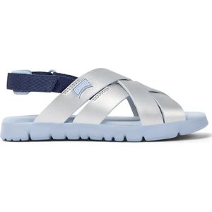 Camper Oruga Kids-k800430 Platte sandalen voor meisjes, grijs, 37 EU