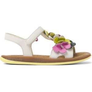 CAMPER Bicho Kids TWS Twins-k800531 Platte sandalen voor meisjes, meerkleurig wit., 38 EU