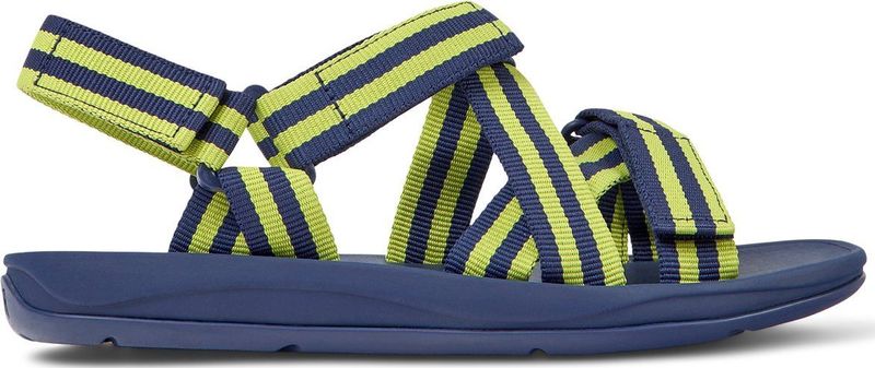 Gezondheidsslippers - Stof - Rubber - Enkelriem