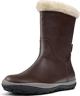 Camper - Peu Pista - Leren Kuitlaarzen - Bruin - GORE-TEX Technologie