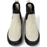 Camper - Brutus - Enkellaarsjes - Wit - Leer en Gerecycled PET - EVA-zolen