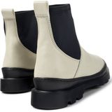 Camper - Brutus - Enkellaarsjes - Wit - Leer en Gerecycled PET - EVA-zolen