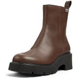 Camper Milah K400725 Enkellaars voor dames, Medium Bruin, 39 EU