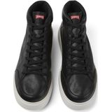 Camper - Runner K21 - Enkellaarsjes - Zwart - Kalfsleer - OrthoLite® Recycled™ Voetbed