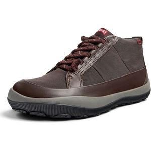 Peu Pista - Enkellaarzen - Bruin - Gerecycled Nylon en Leer