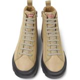Camper - Brutus - Enkellaarsjes - Beige - Stof en Leer - Gerecycled PrimaLoft®