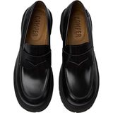 Instappers - Milah - Gevoerd - Effen - Leer - Blokhak