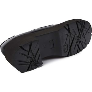 Instappers - Milah - Gevoerd - Effen - Leer - Blokhak