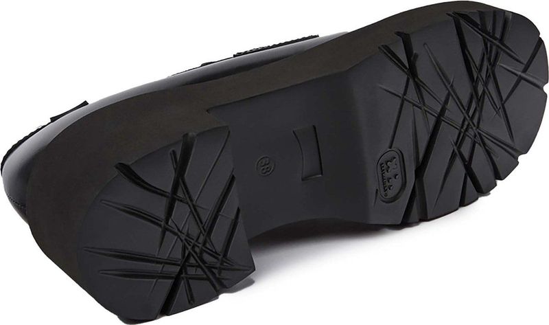 Instappers - Milah - Gevoerd - Effen - Leer - Blokhak