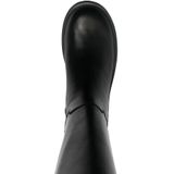 Camper - Milah - Kuitlaarzen - Zwart - Blokhak - Ritssluiting