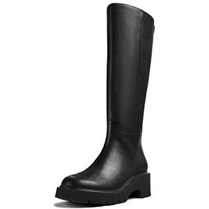 Camper - Milah - Kuitlaarzen - Zwart - Blokhak - Ritssluiting