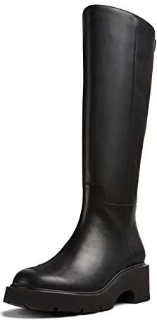 Camper - Milah - Kuitlaarzen - Zwart - Blokhak - Ritssluiting