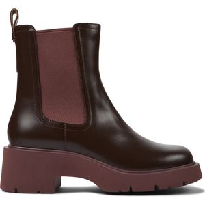 Chelsea - Milah - Boots - Color-Blocking - Glad Leer - Met Plateau