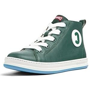 CAMPER Unisex Runner Four Kids enkellaars voor kinderen, dark green, 27 EU