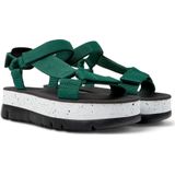 Camper - Oruga Up Sandal - Dames - Donkergroen - Gezondheidsslippers